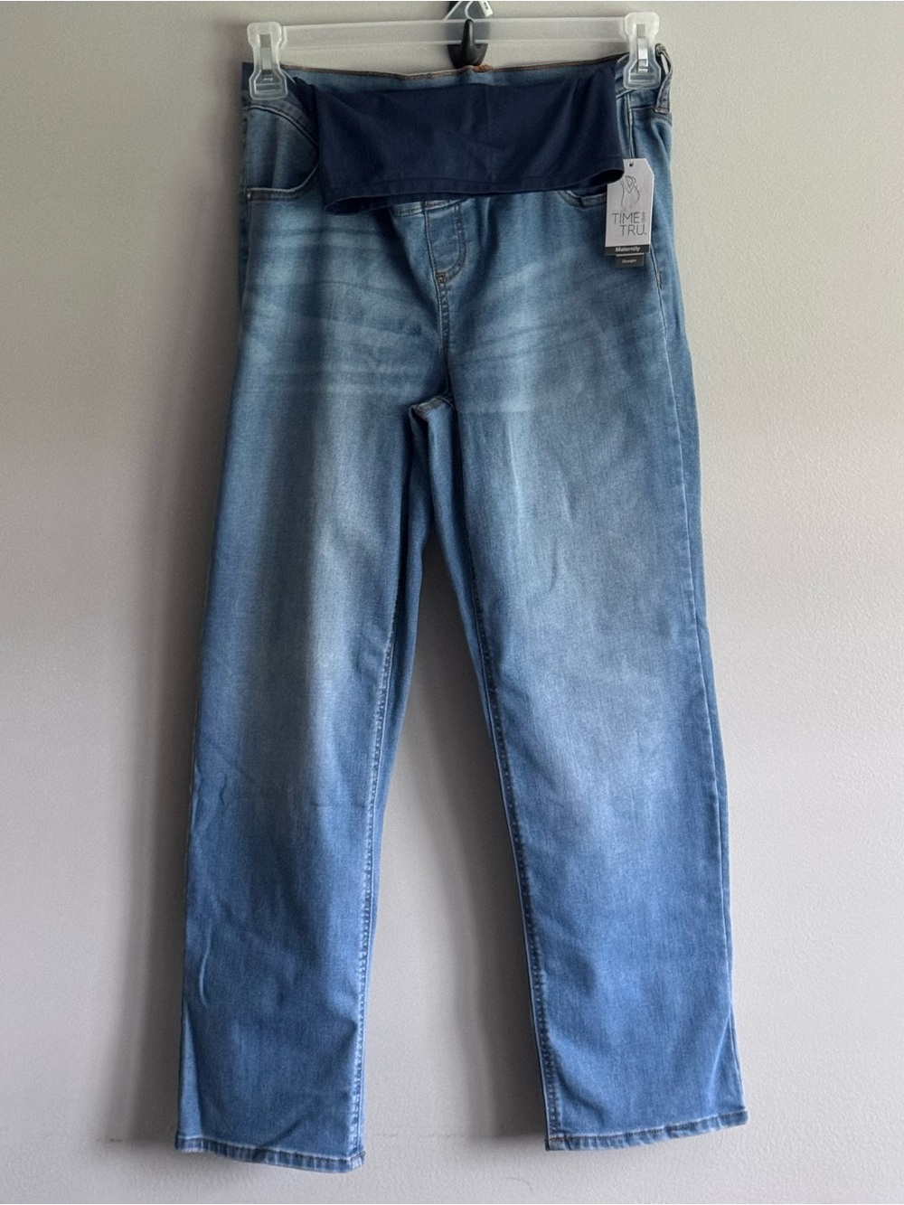 Time & Tru Maternity Light Blue Denim Jeans Size Small (4-6)